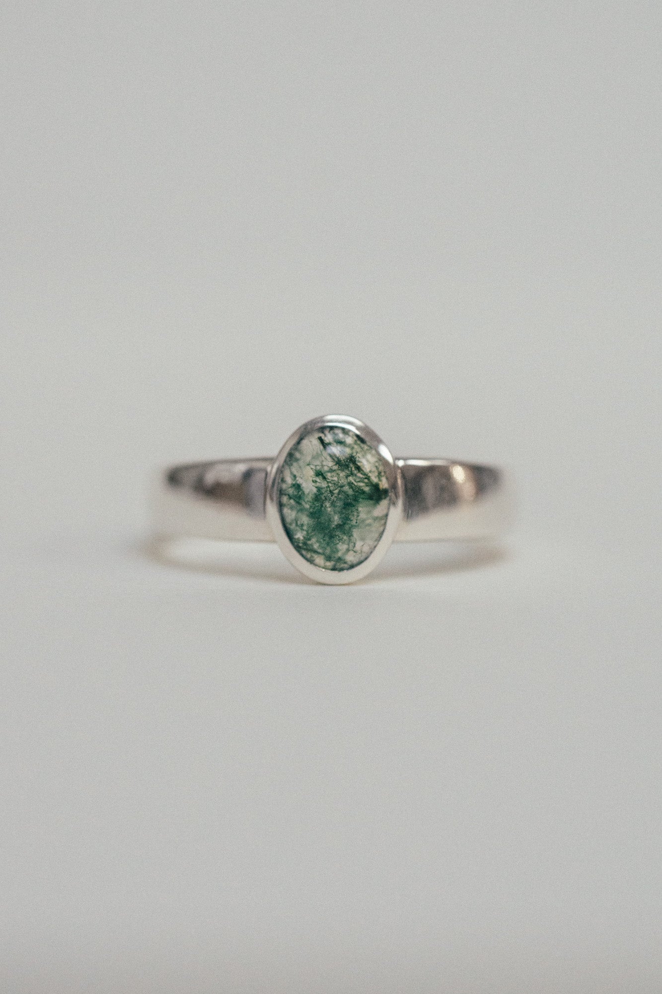 Moss Agate Ring *made-to-order - Foe & Dear