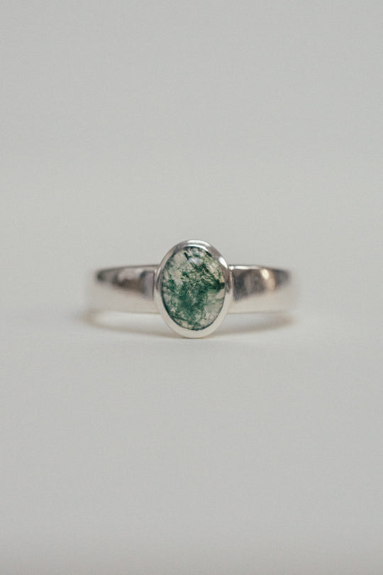 Moss Agate Ring *ready-to-ship