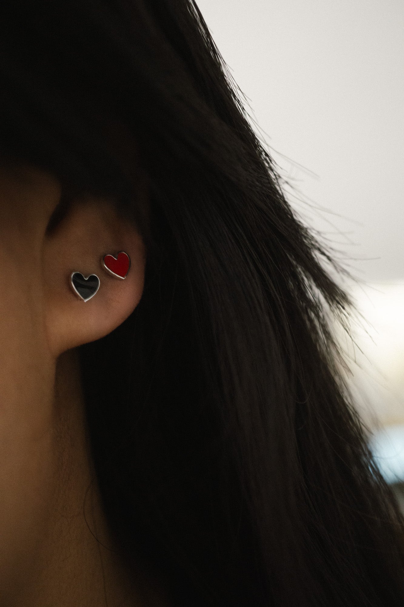 Mini Heartbeat Stud Earrings *made-to-order - Foe & Dear