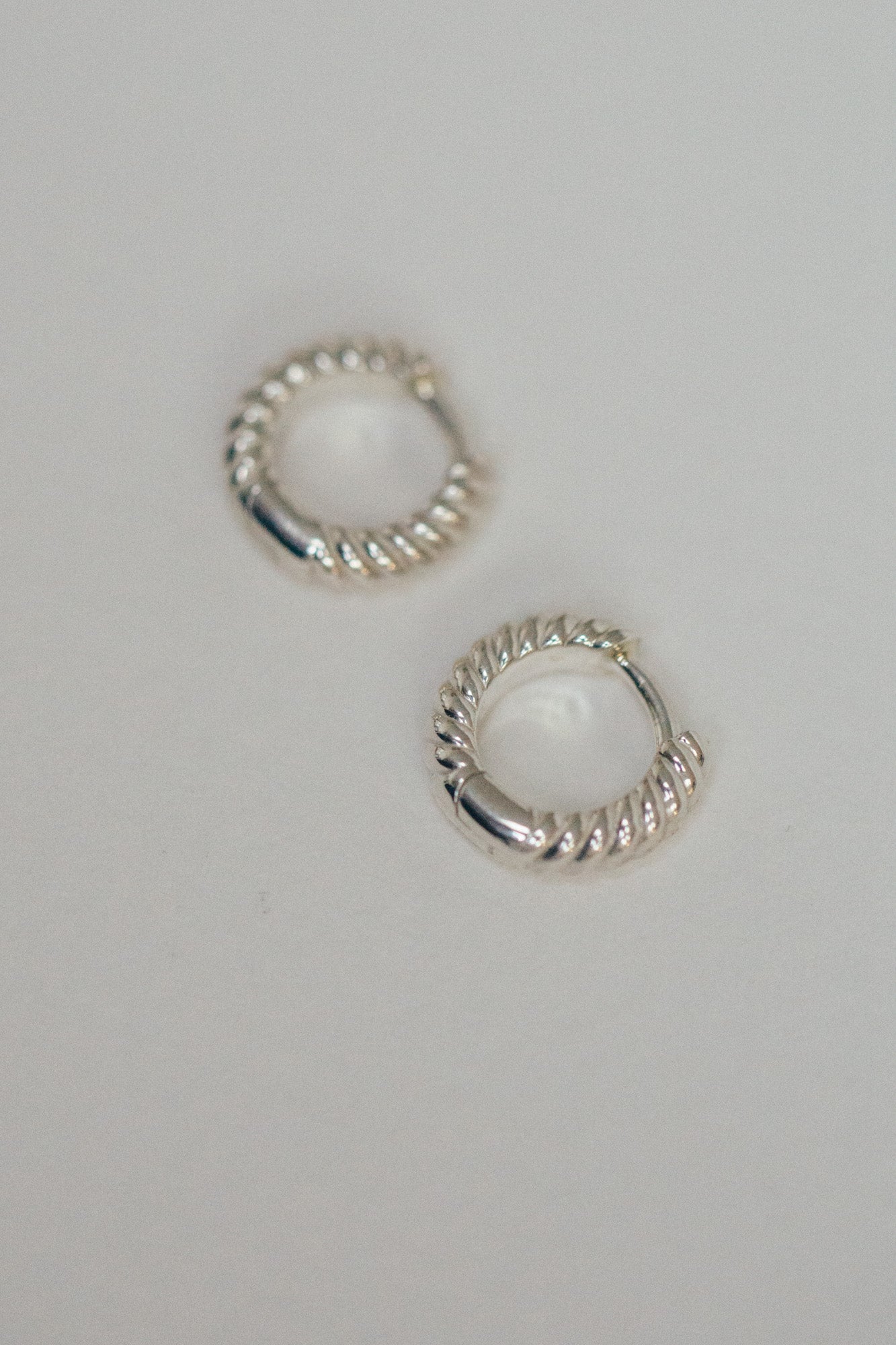 Mini Twisted Huggie Hoops *made-to-order - Foe & Dear