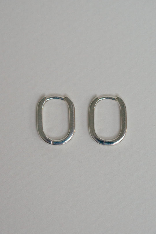 Elongated Oval Hoops *ready-to-ship