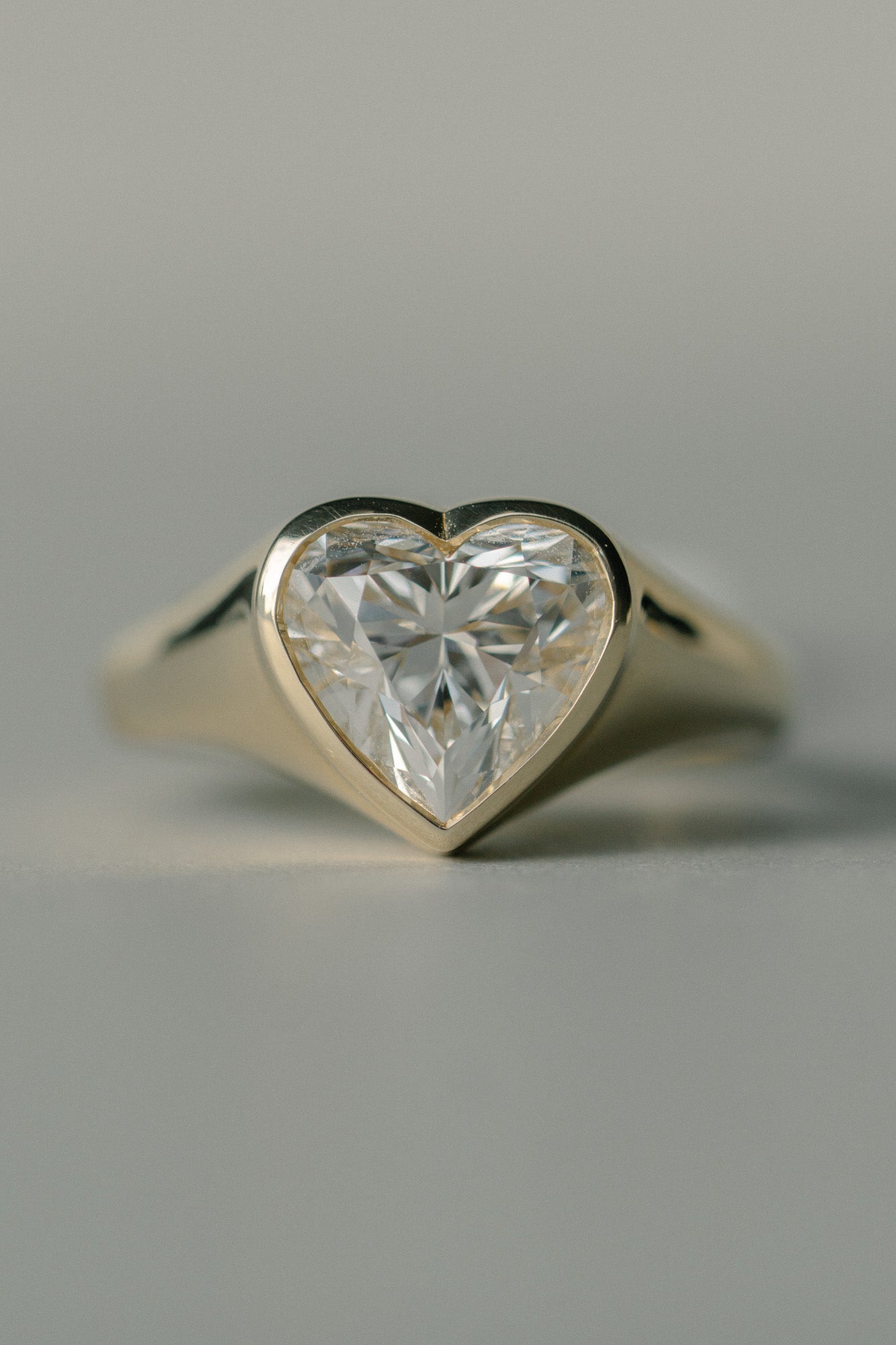 Foe & Dear Sincerity Ring - 2.59ct White Brilliant Cut Heart Lab Grown Diamond *ready-to-ship