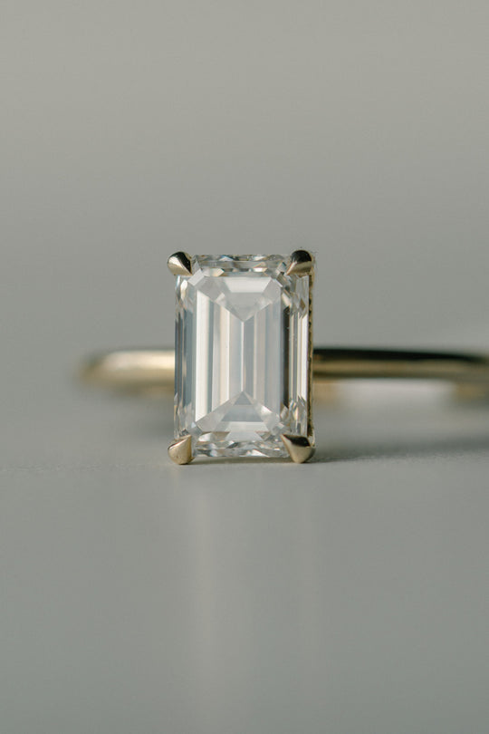 Only One Ring - 2.04ct White Emerald Lab Grown Diamond  *ready-to-ship