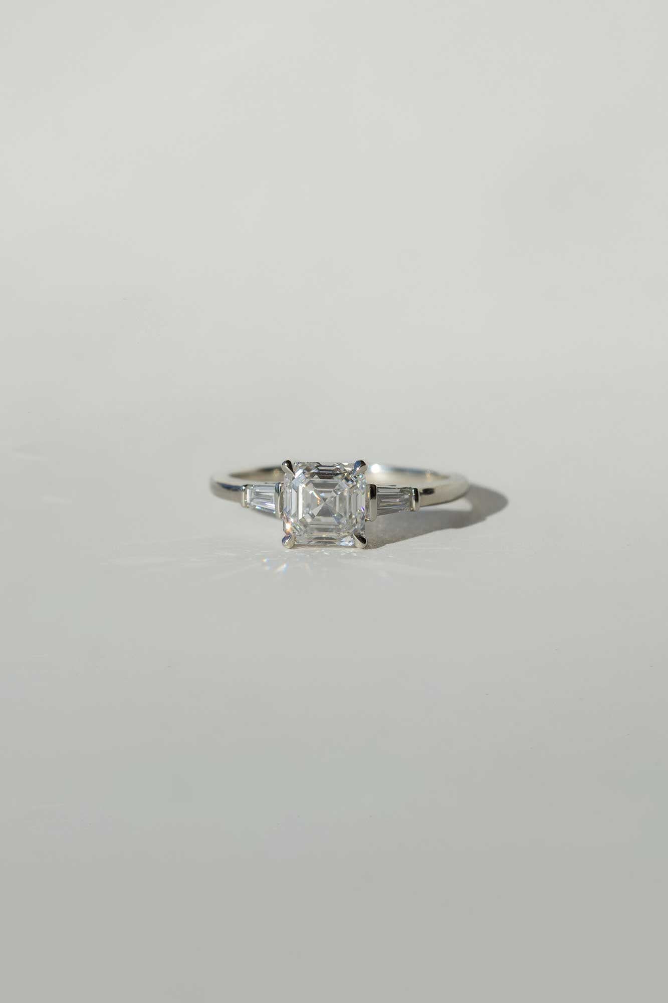 Foe & Dear - *new* Keiko Ring - 1.24ct White Asscher Cut Lab Diamond *ready-to-ship