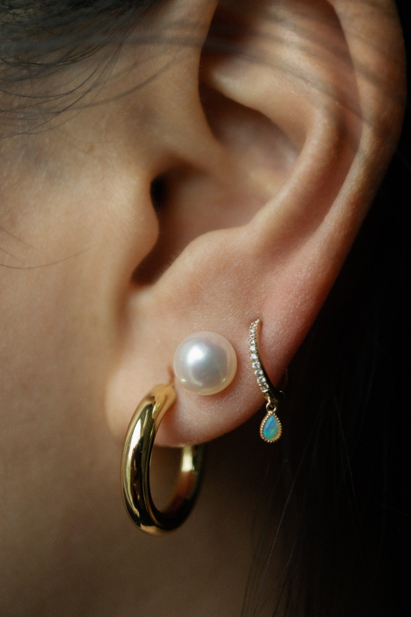 Semi-Precious Gemstone Earrings Pack (Set of 3)