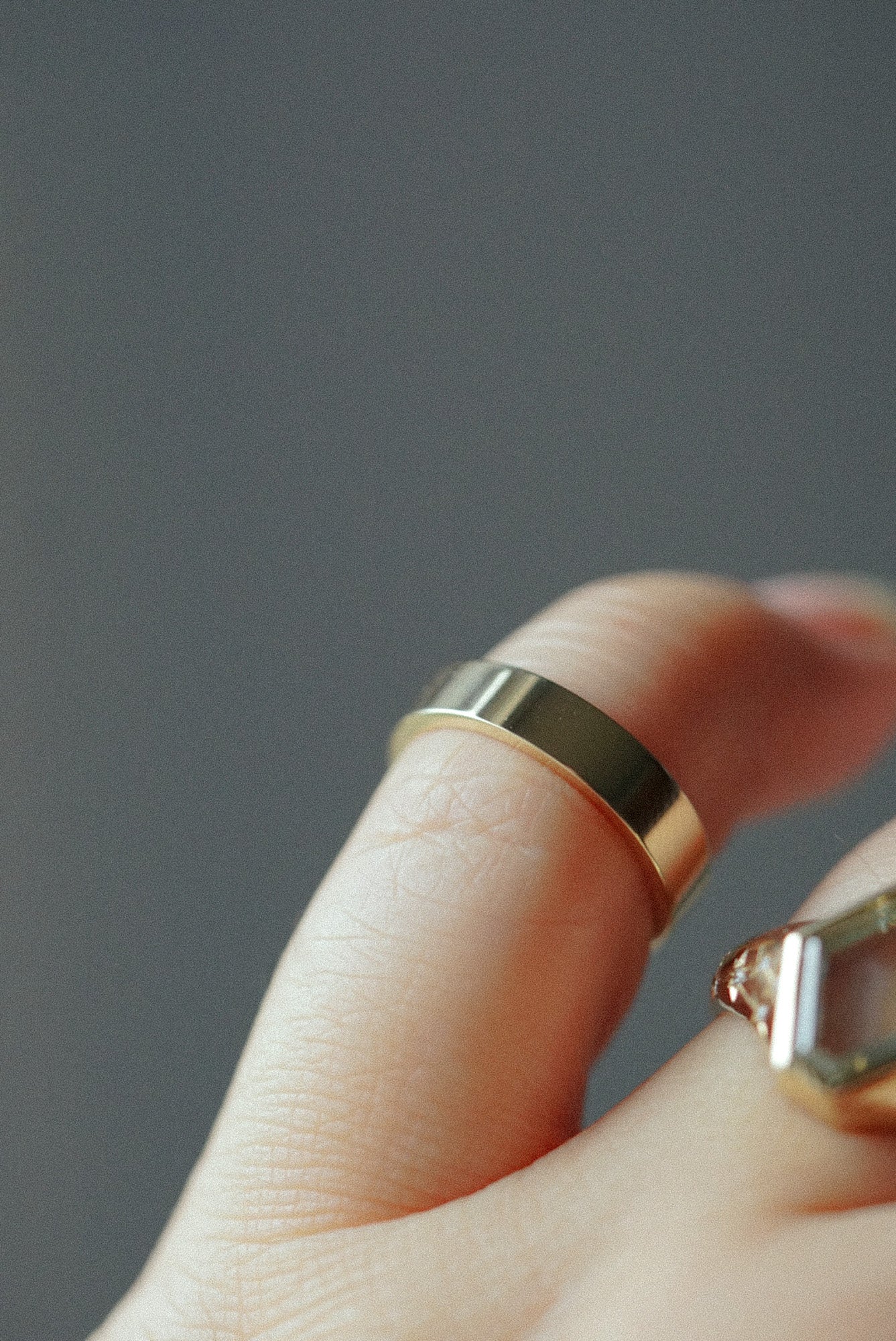 14k Yellow Gold Flat Band / Size 4.5 *ready-to-ship
