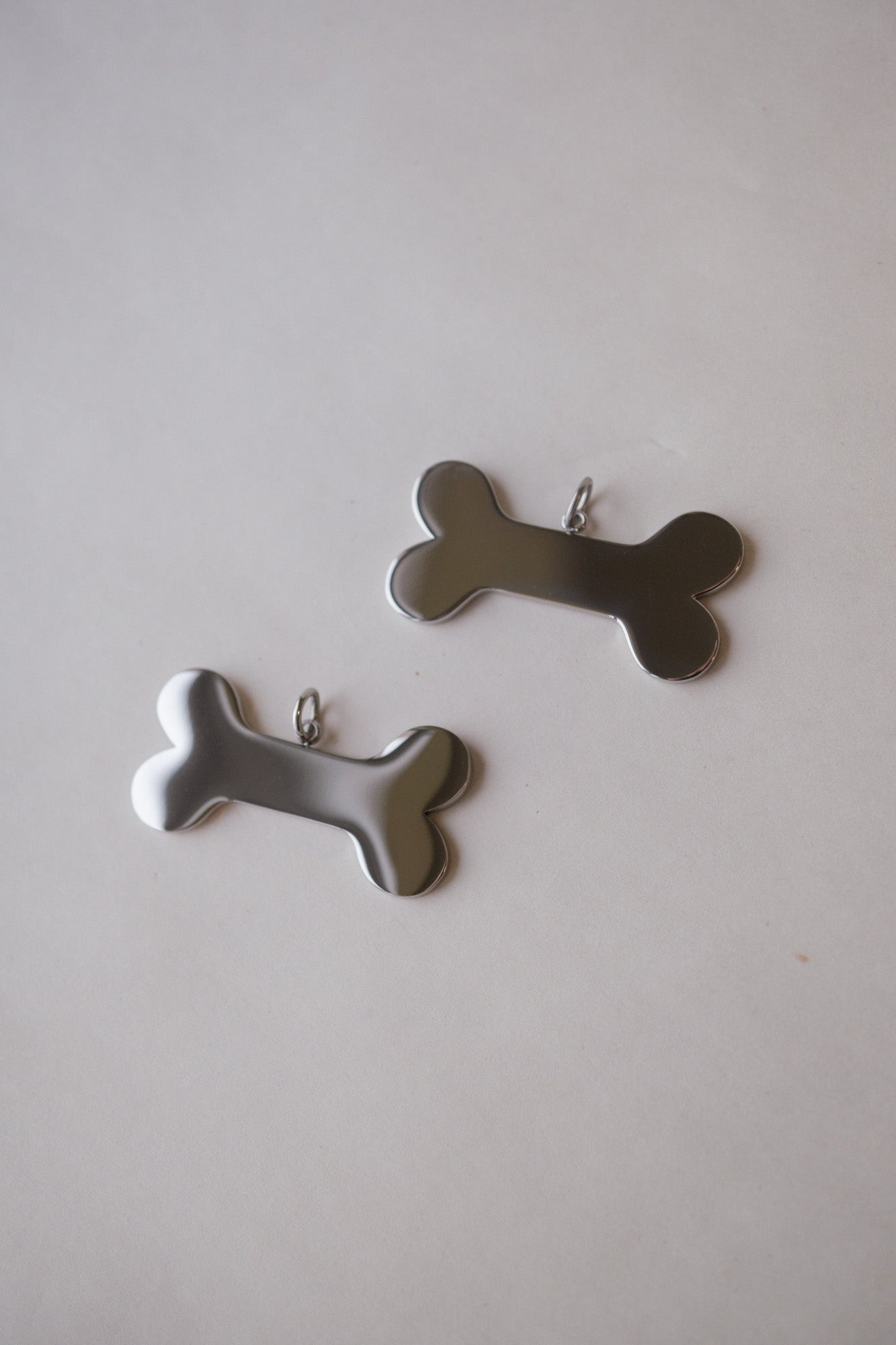 Stainless Steel Large Dog Bone Pet Pendant - Foe & Dear