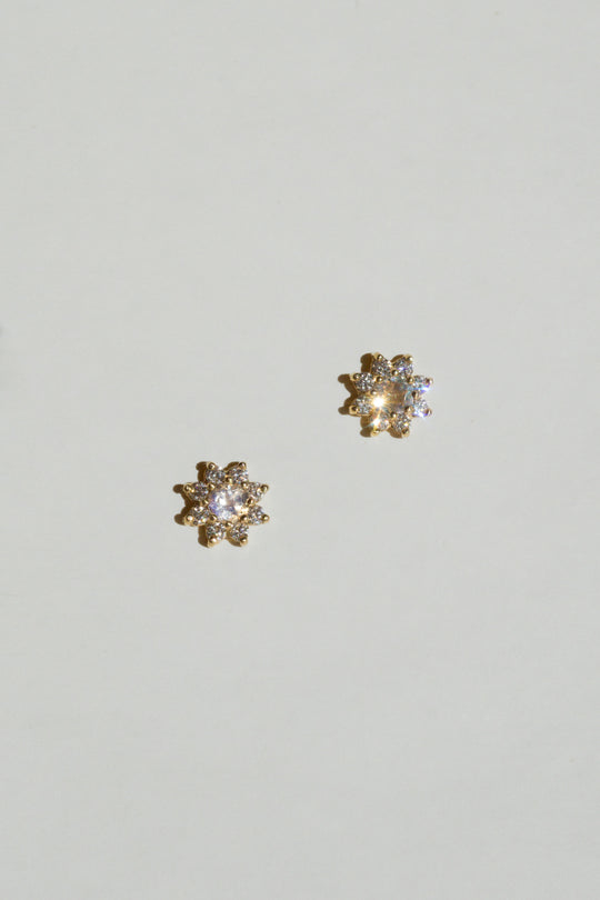 Bellis Studs - Moonstone *made-to-order