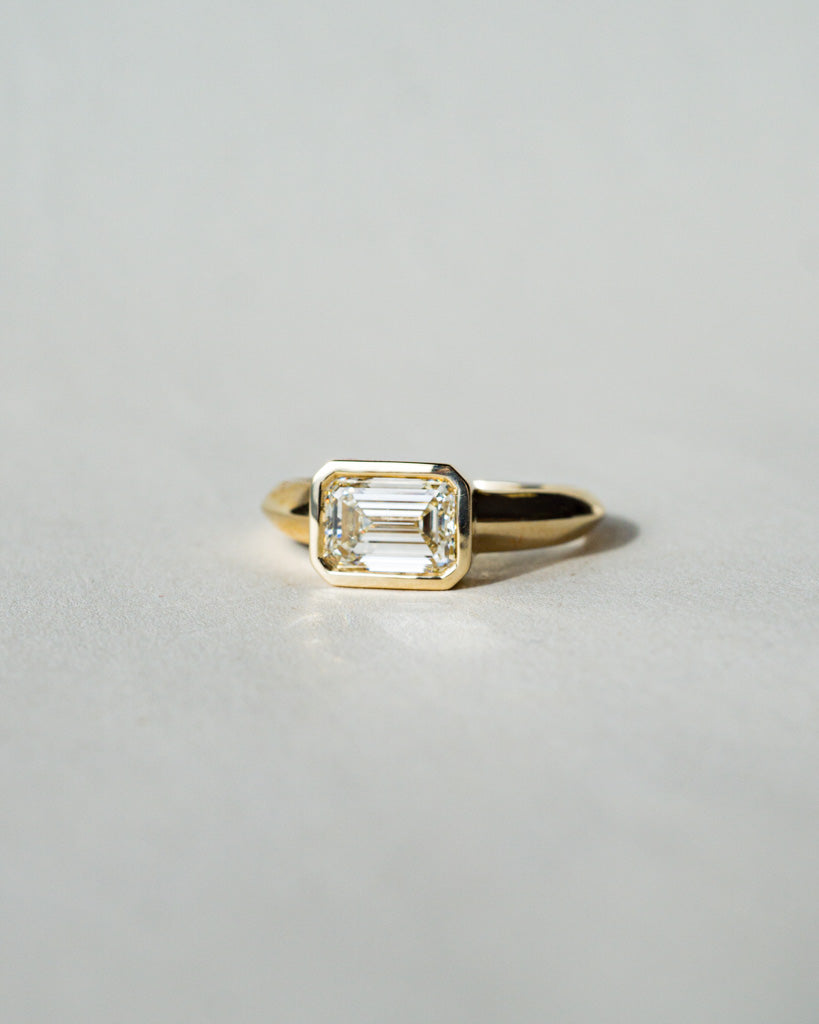 *new* Jupiter Ring - 1.53ct East-West White Emerald Cut Lab Diamond *ready-to-ship - Foe & Dear