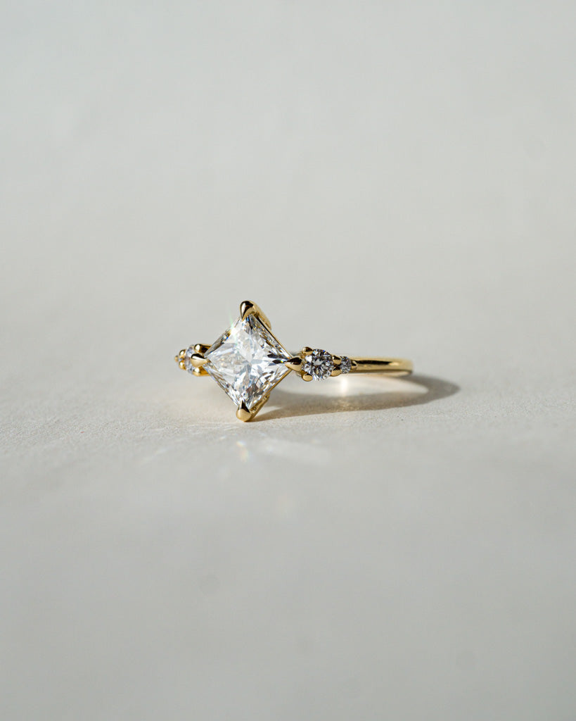 *new* Selene Ring - 1.33ct White Brilliant Princess Cut Lab Diamond *ready-to-ship - Foe & Dear