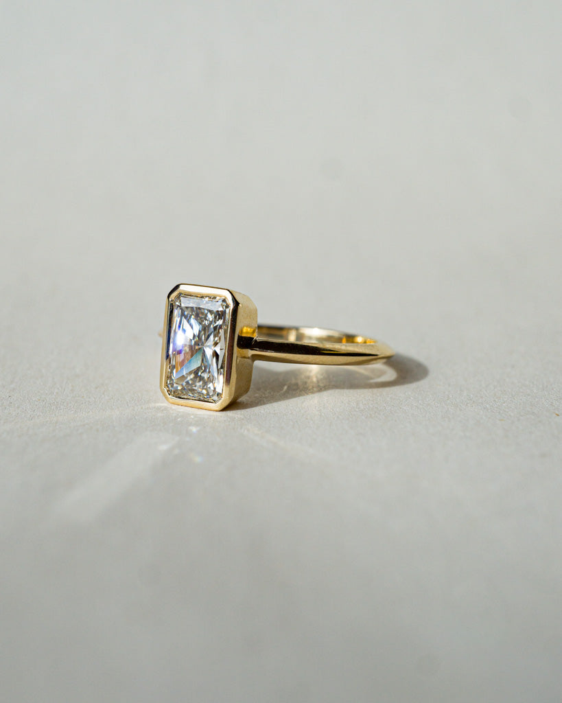 *new* Akira Ring - 1.54ct White Radiant Cut Lab Diamond *ready-to-ship - Foe & Dear