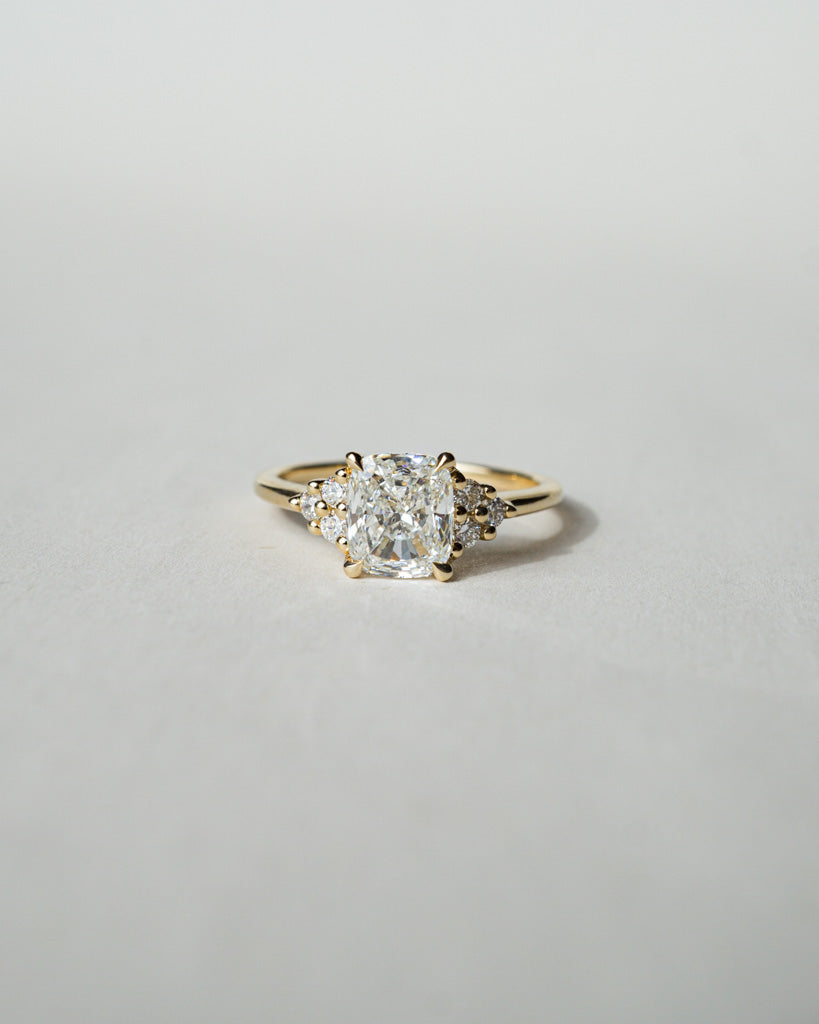 *new* Odessa Ring - 1.70ct White Brilliant Cut Cushion Lab Diamond *ready-to-ship - Foe & Dear
