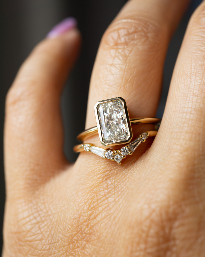 Foe & Dear -  Akira Ring - 1.54ct White Radiant Cut Lab Diamond *ready-to-ship