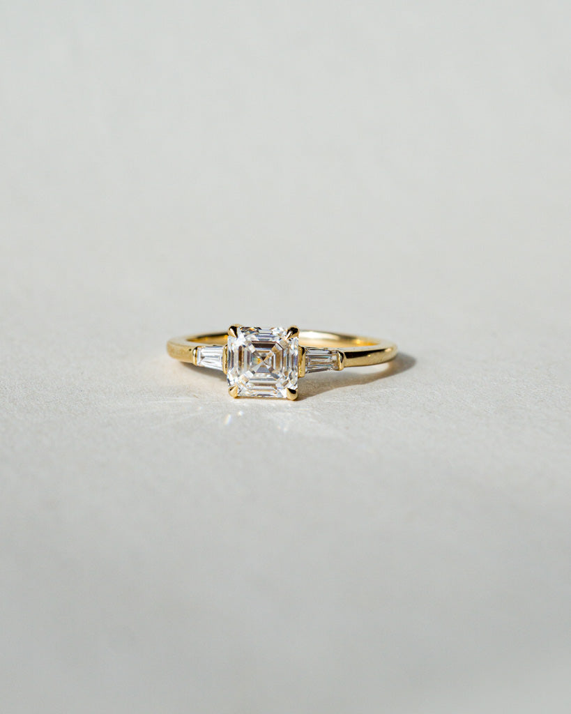 *new* Keiko Ring -  1.24ct White Asscher Cut Lab Diamond *ready-to-ship - Foe & Dear