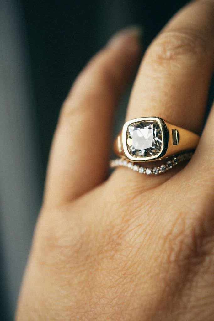 Magnitude Ring - White Lab-Grown Diamond *made-to-order