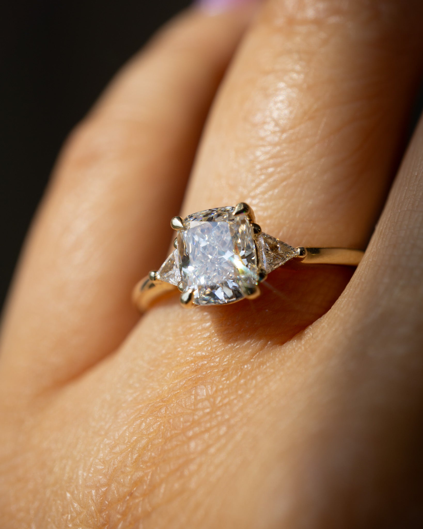 *new* Nikita Ring - 1.21ct White Cushion Brilliant Cut Lab Diamond *ready-to-ship - Foe & Dear