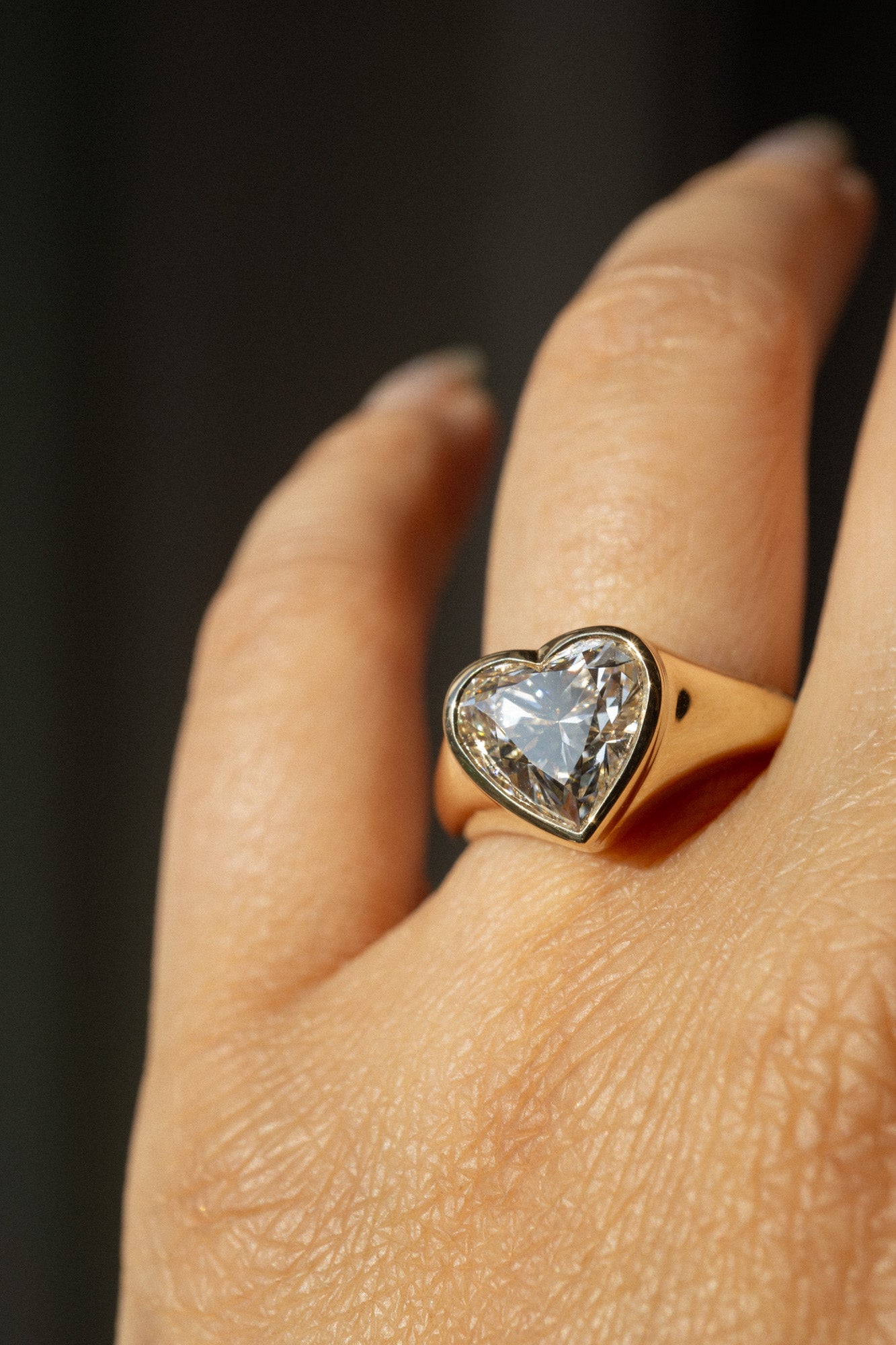 Foe & Dear Sincerity Ring - 2.59ct White Brilliant Cut Heart Lab Grown Diamond *ready-to-ship