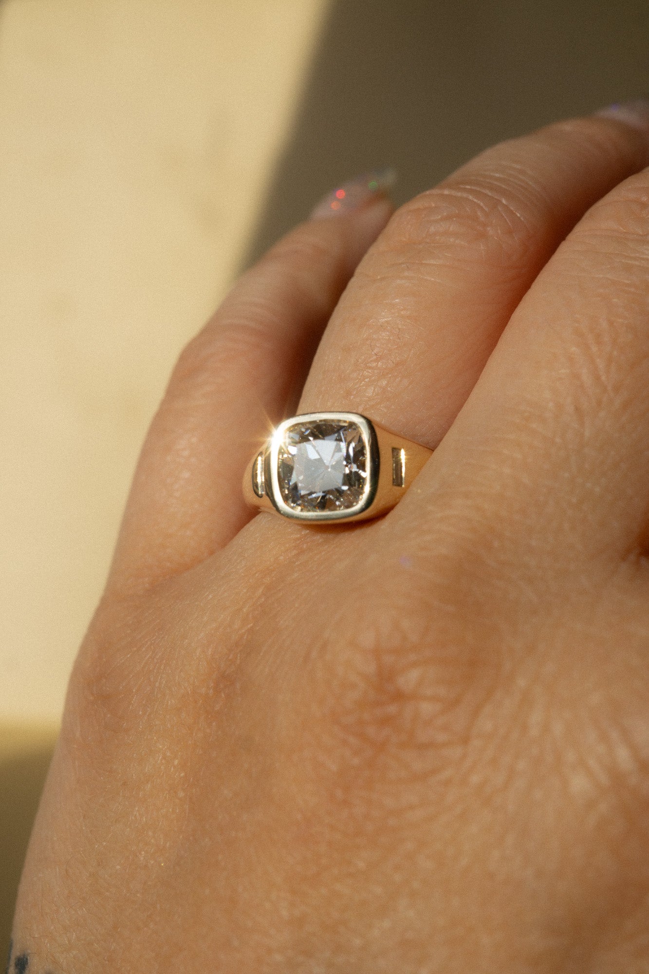 Foe & Dear Magnitude Ring  - 2.02ct White Old Mine Cut Lab Grown Diamond *ready-to-ship