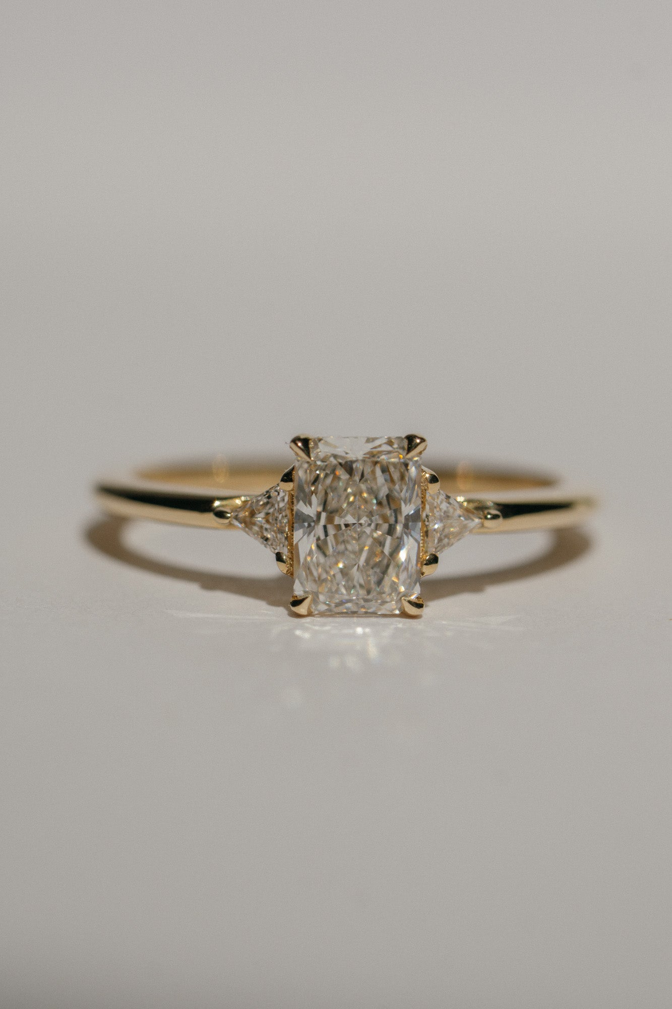 *new* Nikita Ring - 0.91ct White Radiant Cut Lab Diamond *ready-to-ship