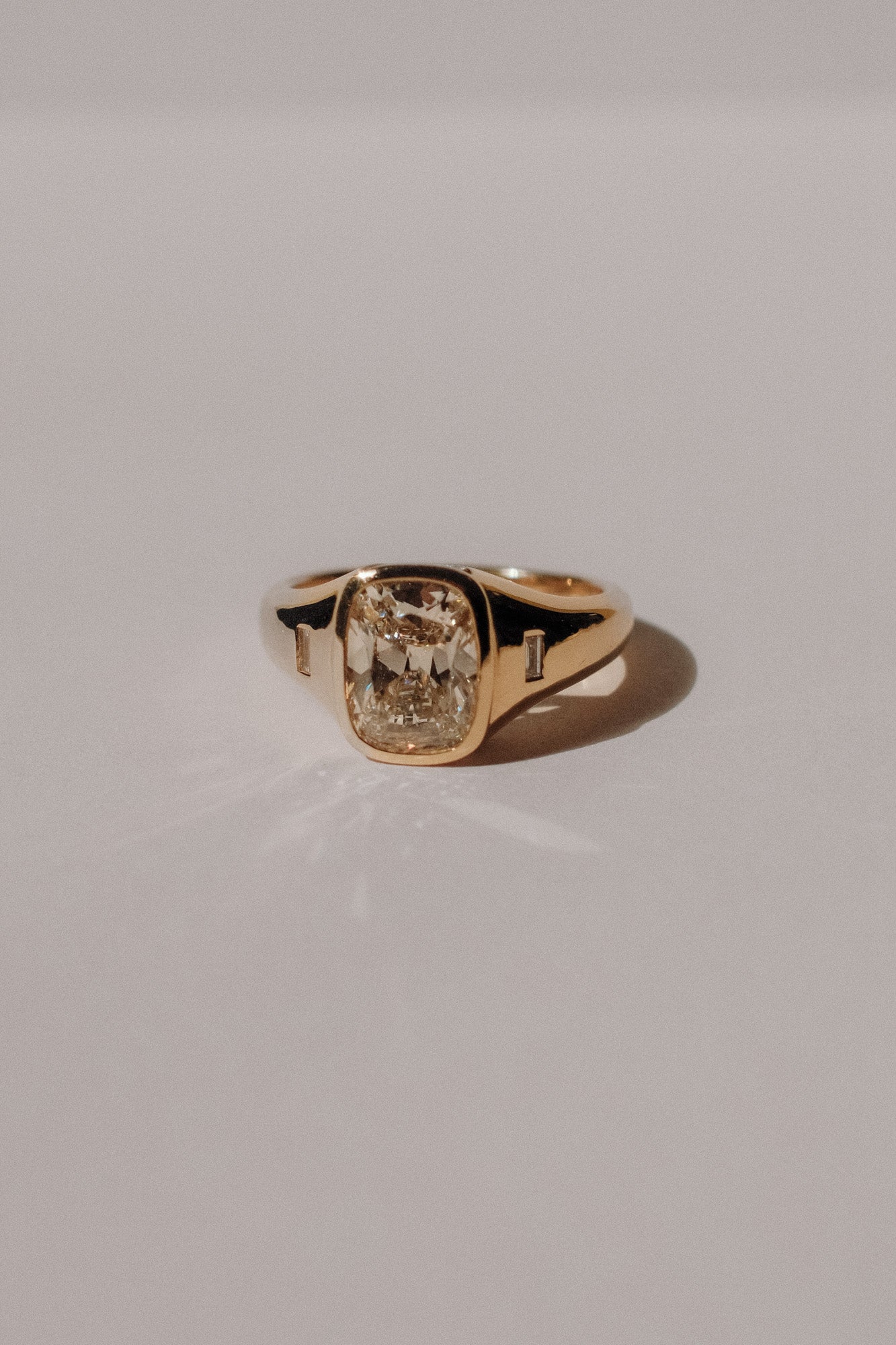*new* Magnitude Ring  - 2.33ct White Old Mine Cut Cushion Lab Grown Diamond *ready-to-ship