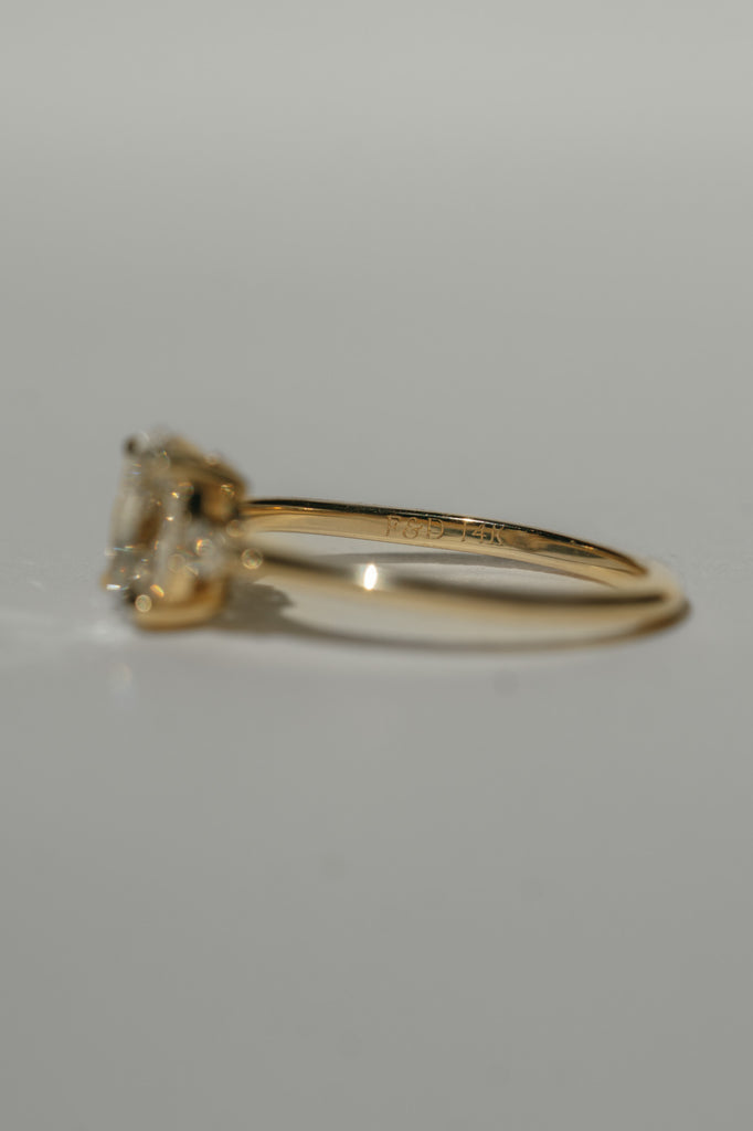 Belle Ring - White Lab Grown Diamond *made-to-order