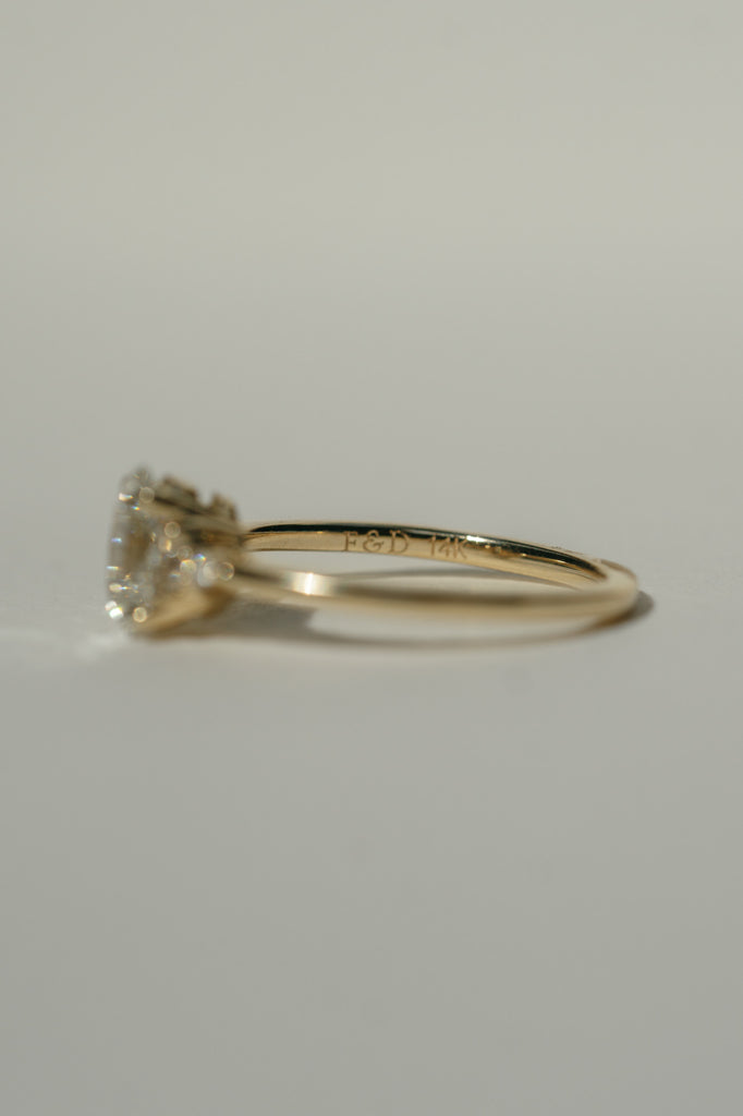 Hana Ring - White Lab Grown Diamond *made-to-order
