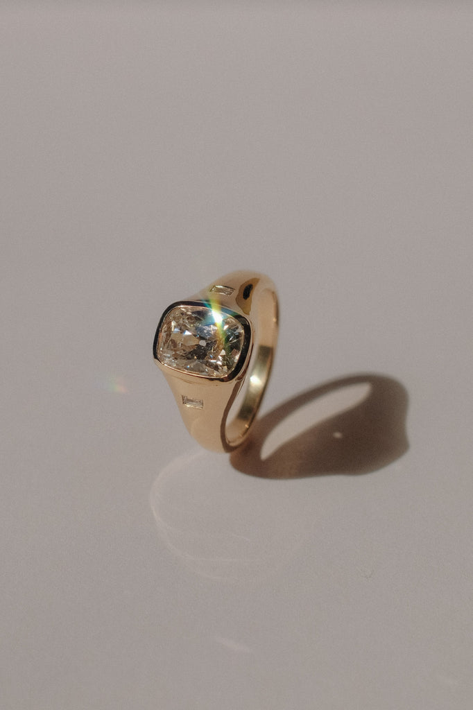 Magnitude Ring - White Lab-Grown Diamond *made-to-order