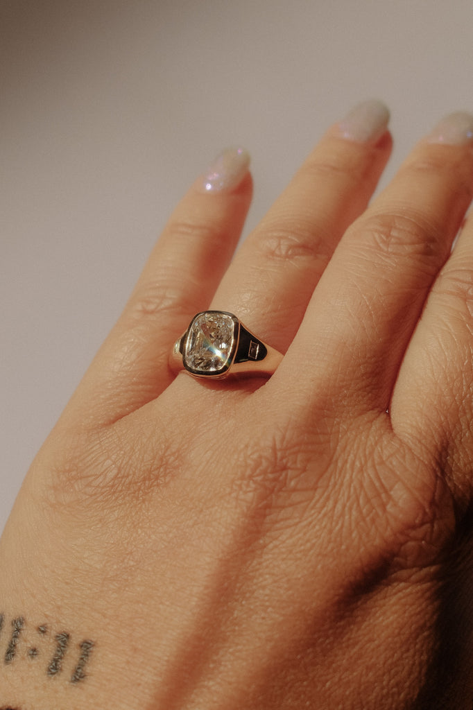 Magnitude Ring - White Lab-Grown Diamond *made-to-order