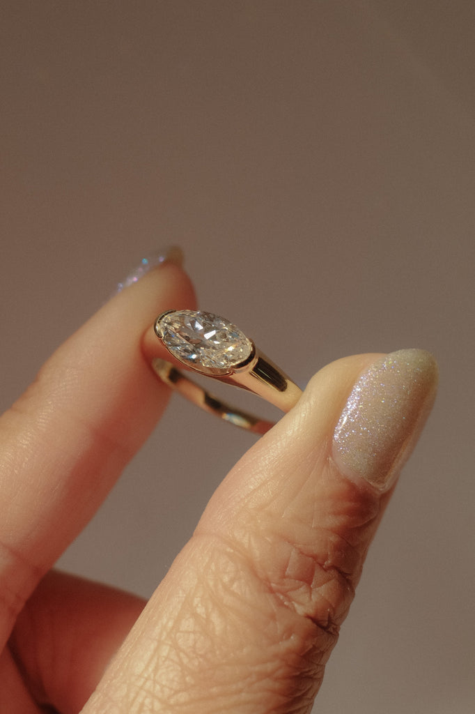 Whisper Ring - White Lab-Grown Diamond *made-to-order