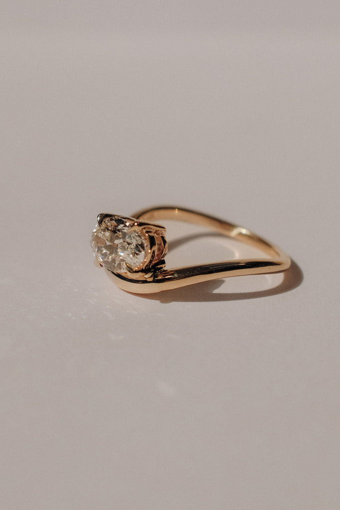 Crete Ring - White Lab-Grown Diamond *made-to-order