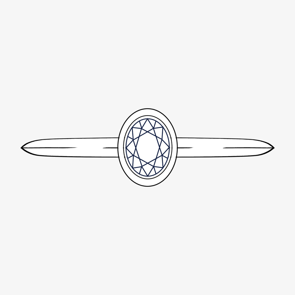 Akira Ring - White Lab Grown Diamond *made-to-order - Foe & Dear