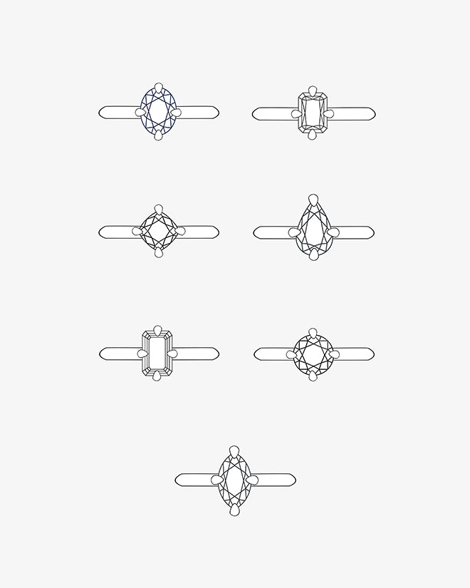 Myriad Ring - White Lab-Grown Diamond *made-to-order - Foe & Dear