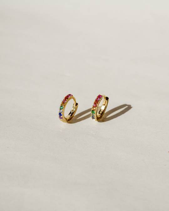 Rainbow Leilah Hoops *ready-to-ship