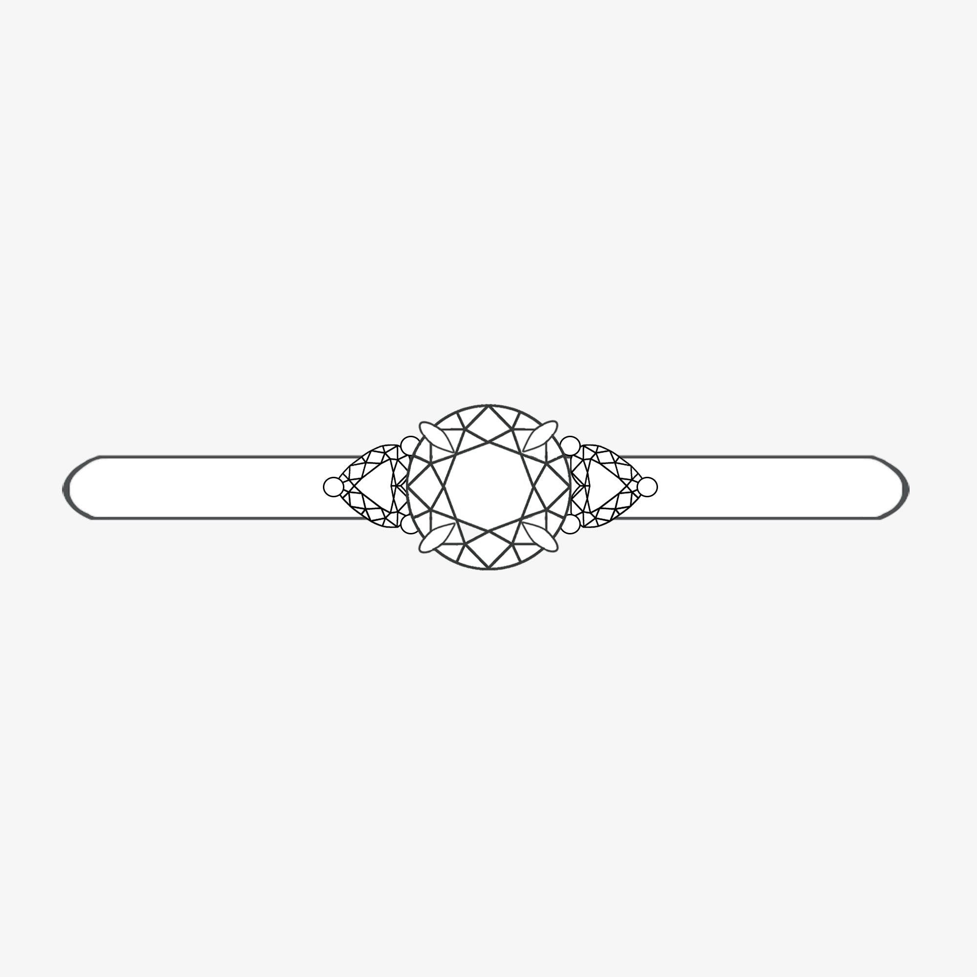 Cypris Ring Setting *made-to-order - Foe & Dear