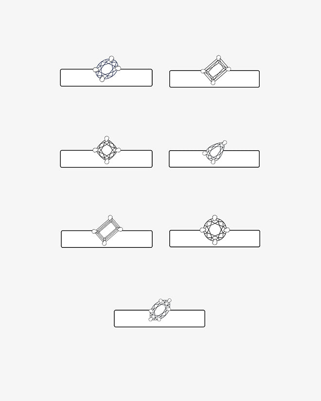 Tapestry Ring Setting *made-to-order - Foe & Dear