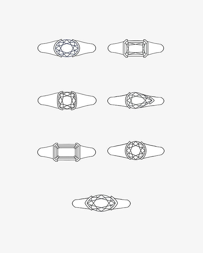 Whisper Ring - White Lab-Grown Diamond *made-to-order