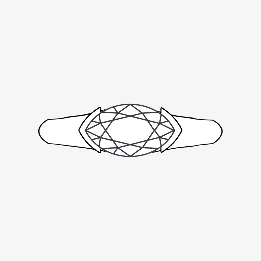 Whisper Ring - White Lab-Grown Diamond *made-to-order - Foe & Dear