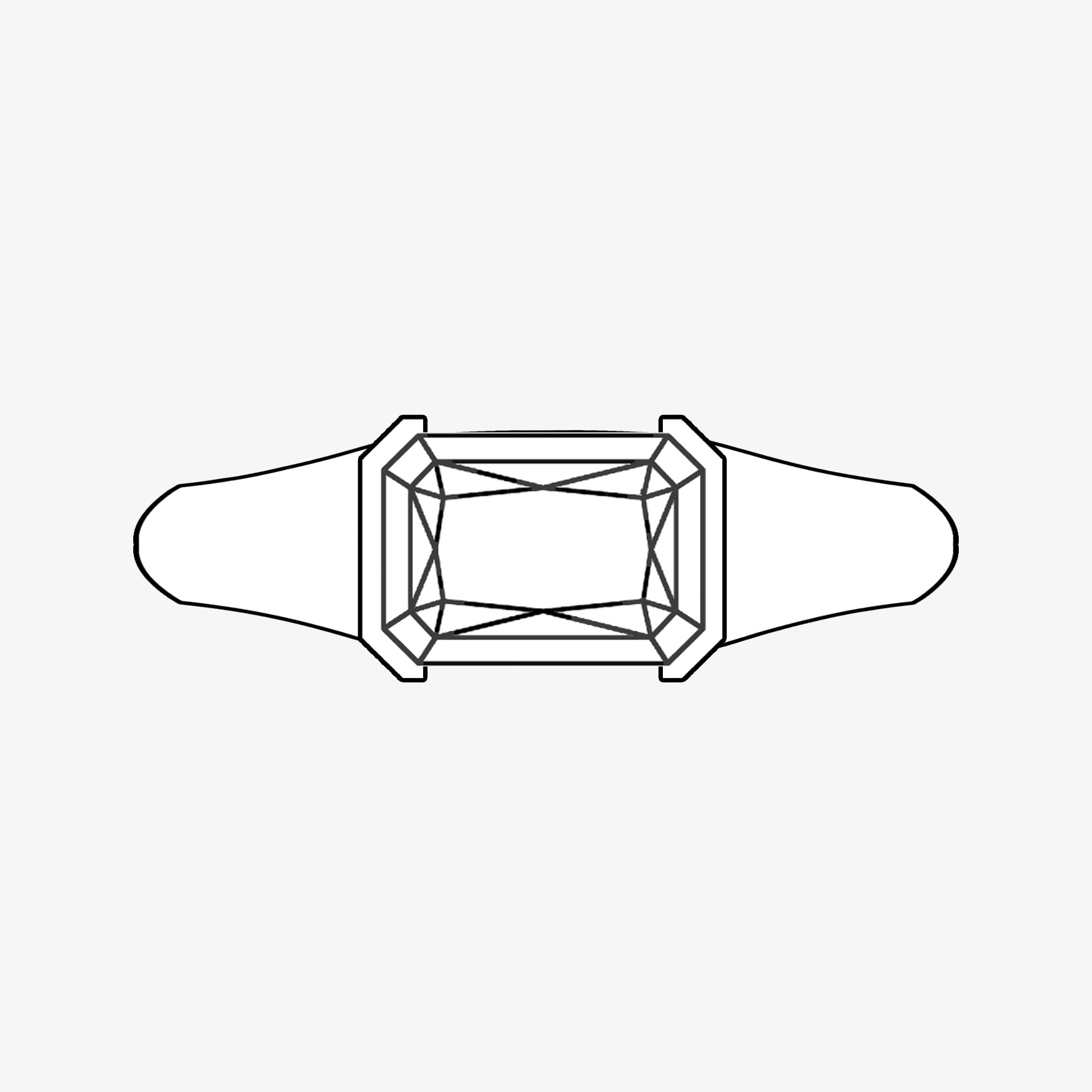 Whisper Ring Setting *made-to-order - Foe & Dear