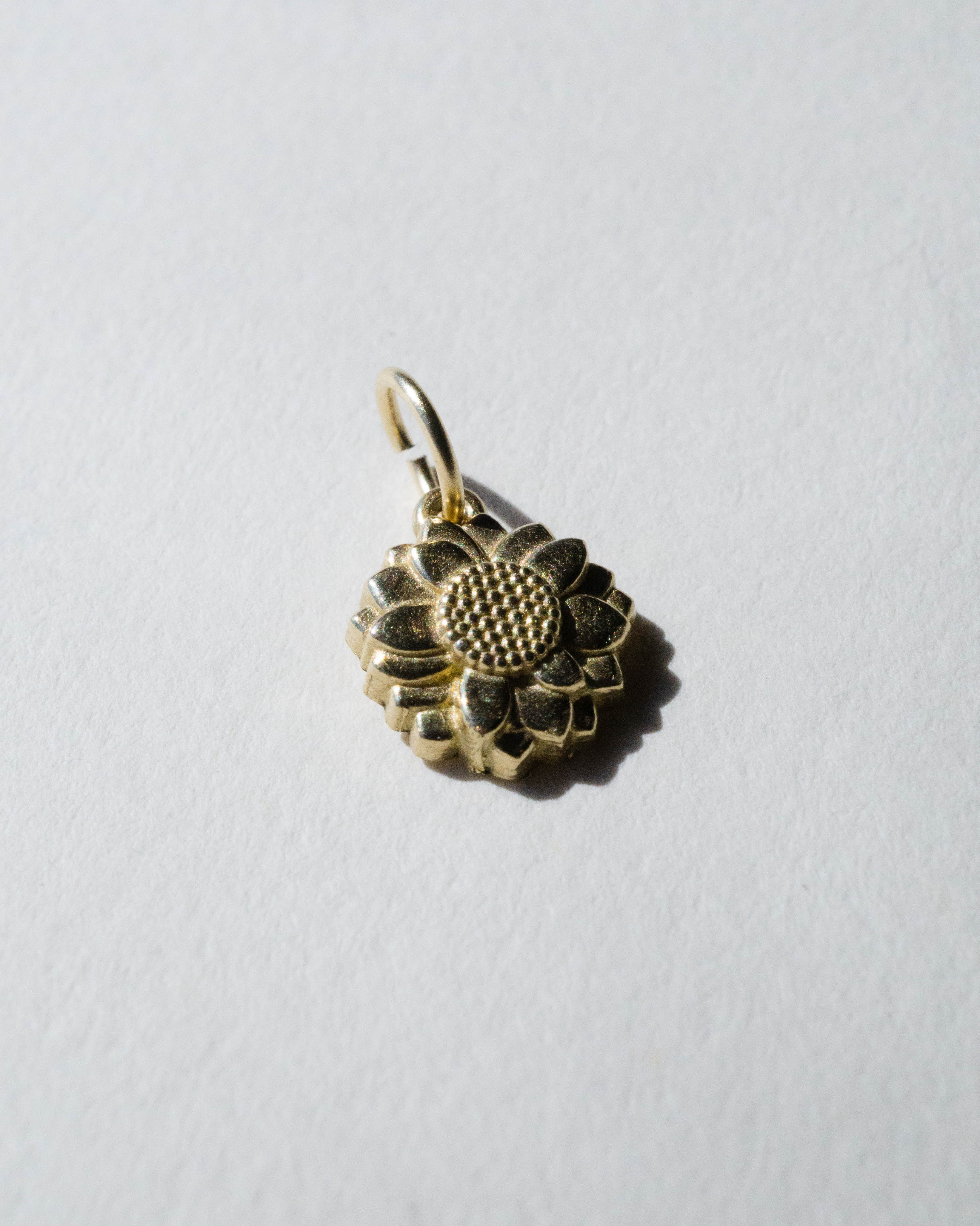 Sunflower Charm Pendant *made-to-order - Foe & Dear