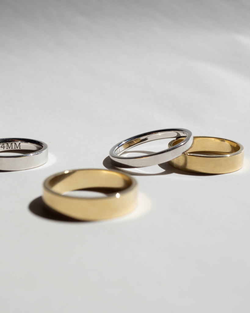 Flat band hotsell ring