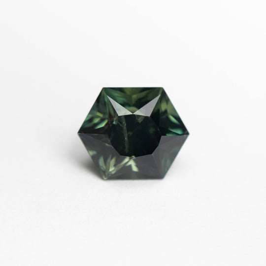 Green Brilliant Sapphire - 1.76ct Hexagon