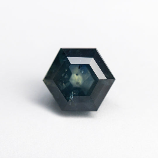 Teal Step Cut Sapphire - 3.05ct Hexagon