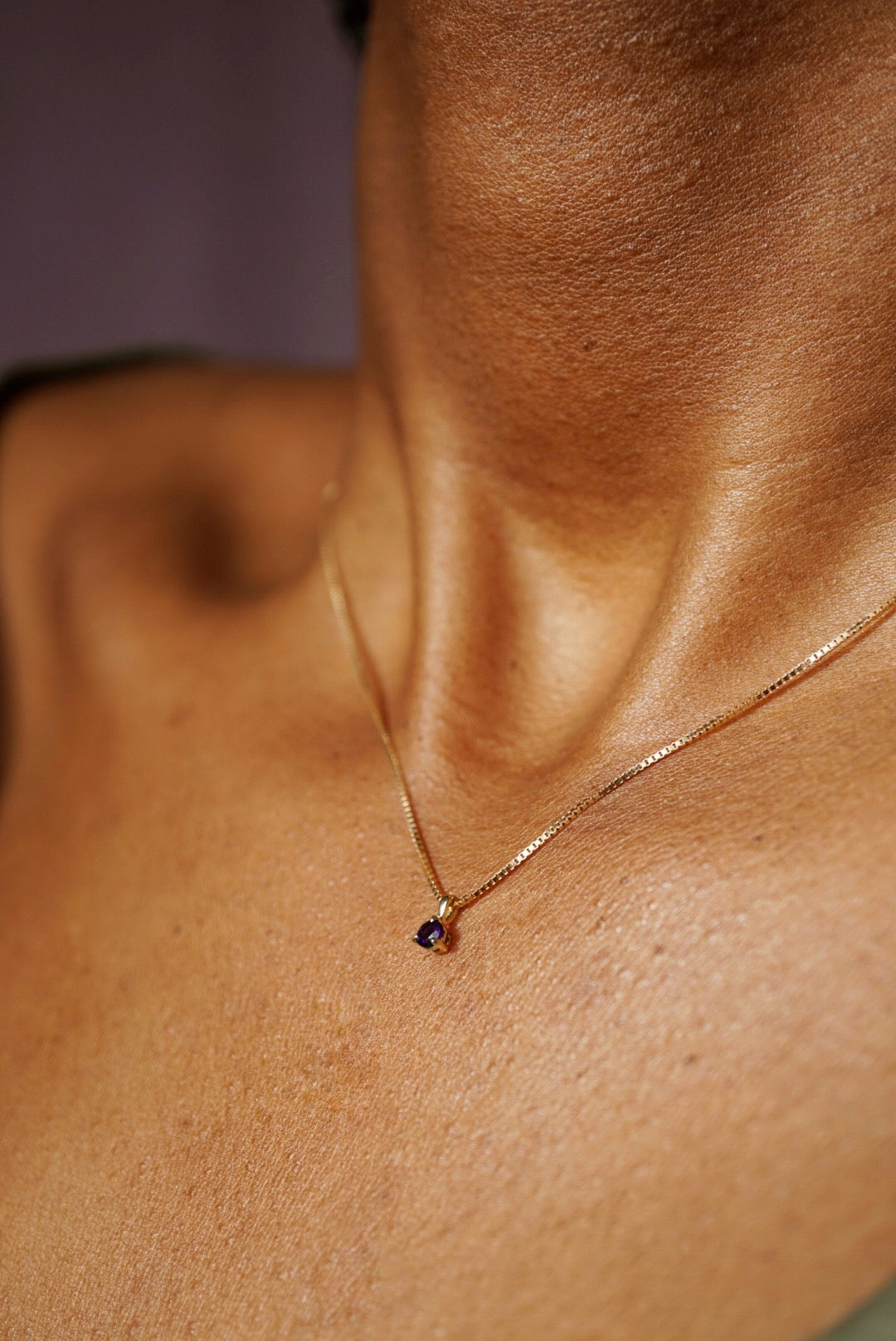 Baby Amethyst Necklace - Foe & Dear