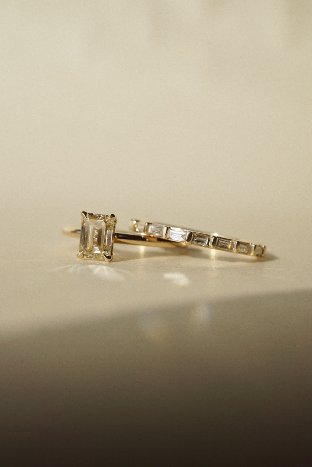 Foe and Dear - *new* Only One Ring - 1.02ct Emerald-cut Champagne Diamond *ready-to-ship