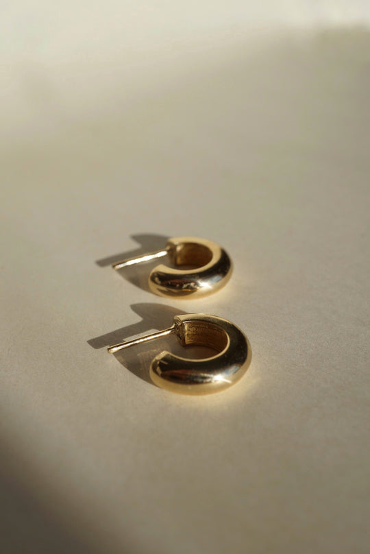 Macaroni Hoop Earrings *made-to-order