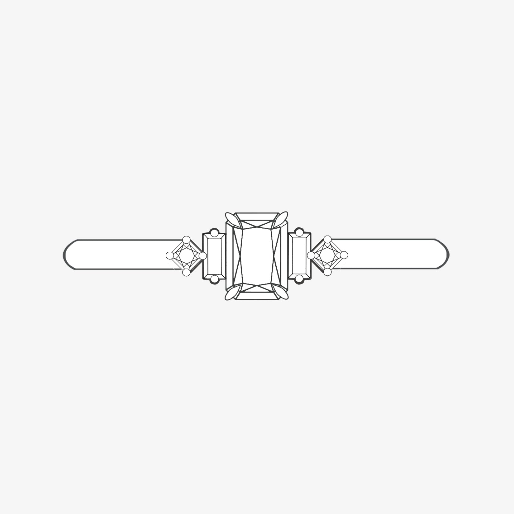Callisto Ring Setting *made-to-order - Foe & Dear