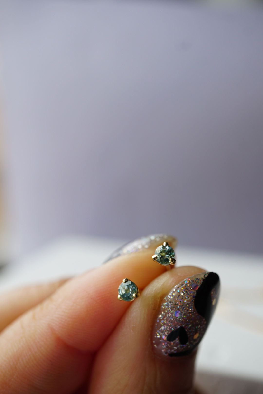 Baby Emerald Studs - Foe & Dear