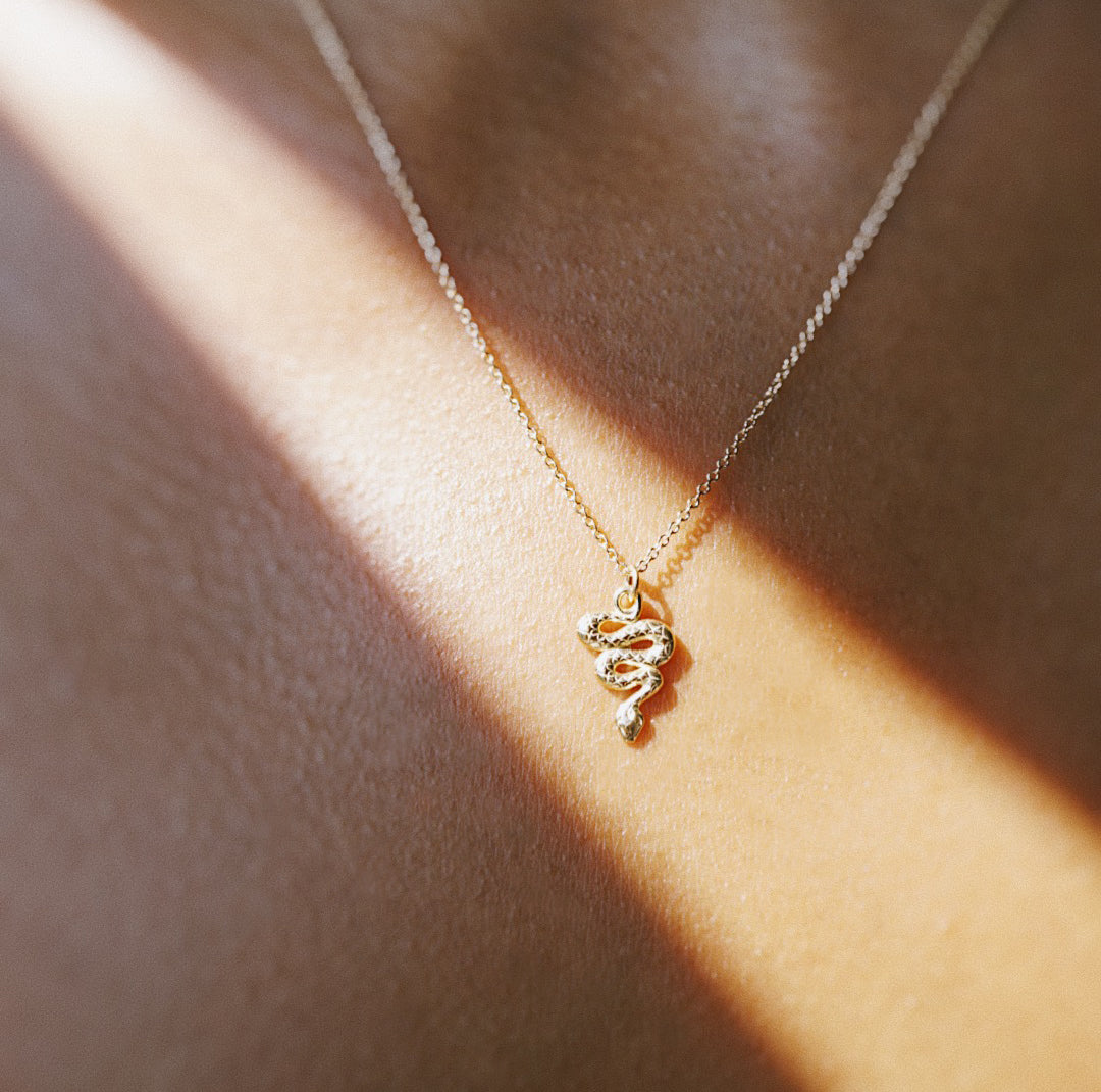 Snake Charm Necklace *made-to-order - Foe & Dear