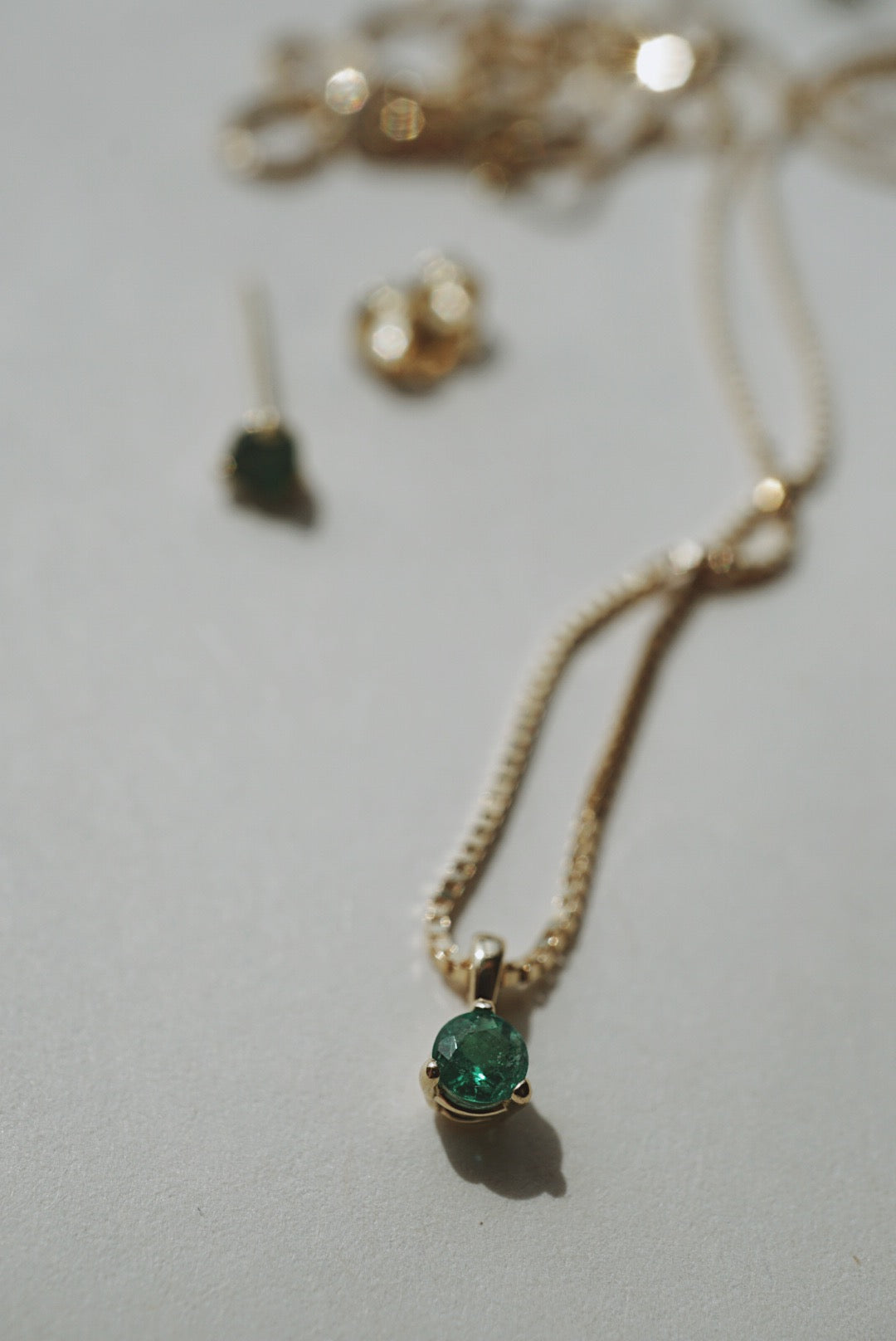 Baby Emerald Necklace - Foe & Dear