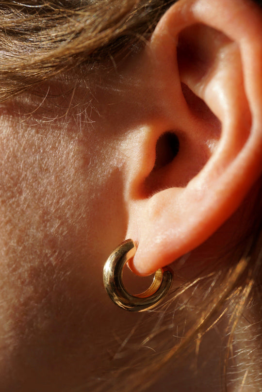 Macaroni Hoop Earrings *made-to-order